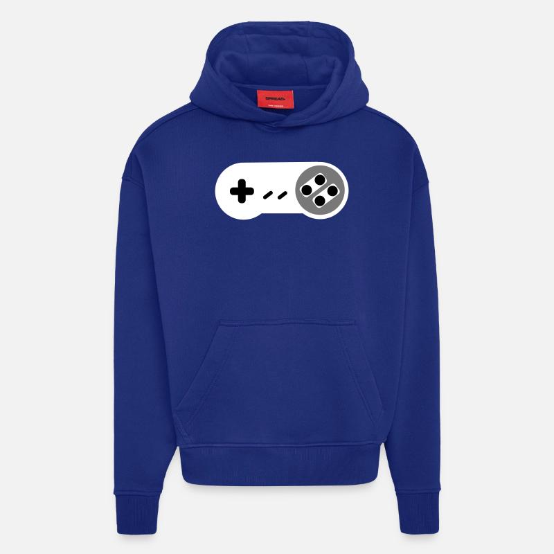 Super NES Controller - Hoodie- made by SPREAD  - Iconic Blue
