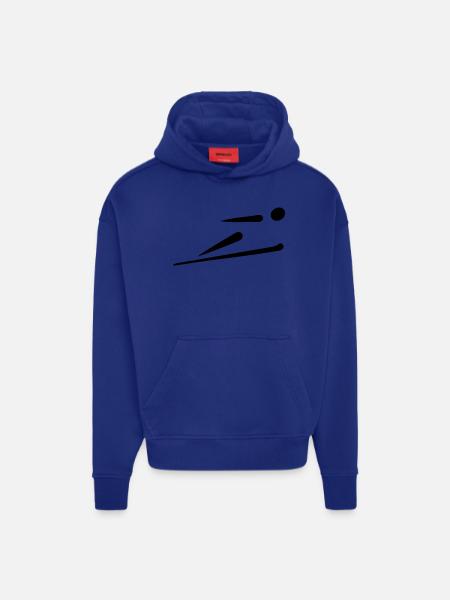 Skispringen - Hoodie- made by SPREAD - Iconic Blue