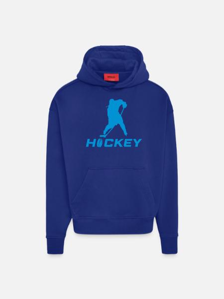 eishockey spieler - Hoodie- made by SPREAD  - Iconic Blue