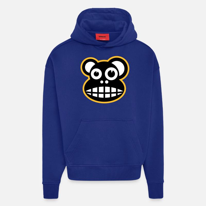 Lustiger Affe - Hoodie- made by SPREAD  - Iconic Blue