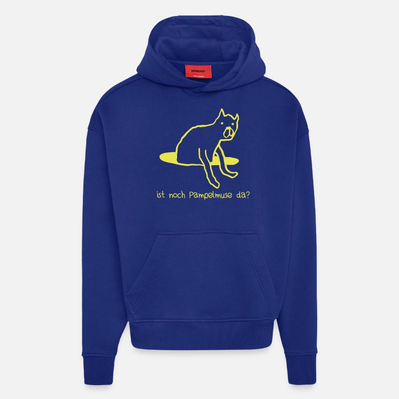 Ist noch Pampelmuse da? - Hoodie- made by SPREAD  - Iconic Blue