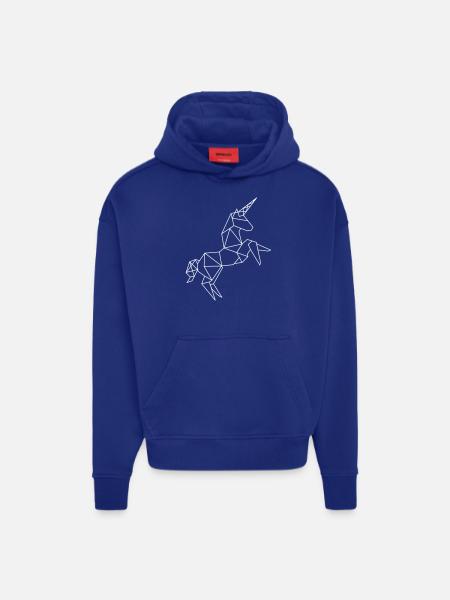 Unicorn graphic - Hoodie- made by SPREAD - Iconic Blue