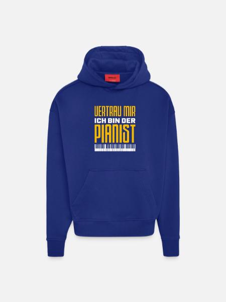 Piano Klavier Musiker Geschenk Geschenkidee - Hoodie- made by SPREAD - Iconic Blue