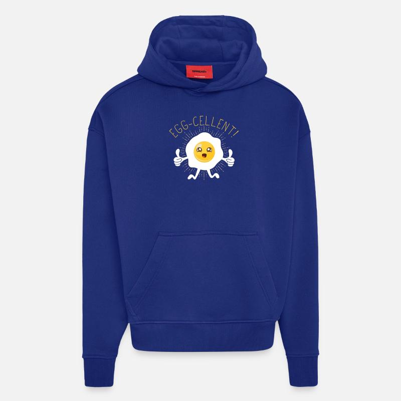 Ei (Egg-cellent) - Hoodie- made by SPREAD  - Iconic Blue