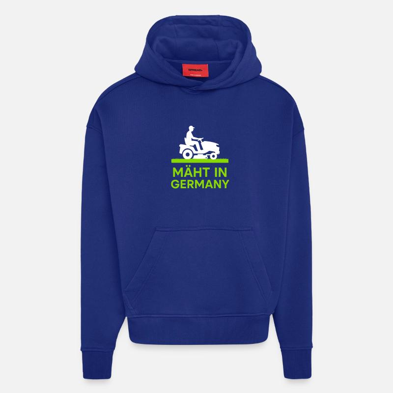 Mäht in Germany  - Hoodie- made by SPREAD  - Iconic Blue