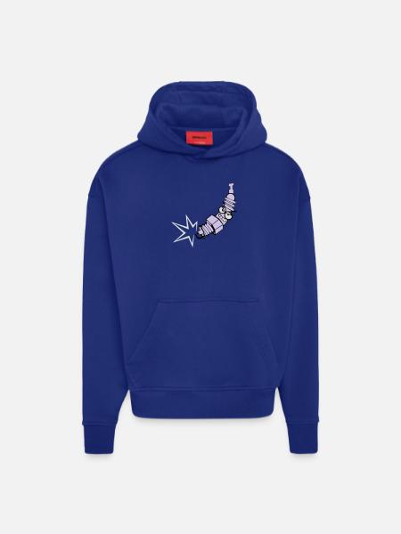 Spark plug with color changing function - Hoodie- made by SPREAD - Iconic Blue