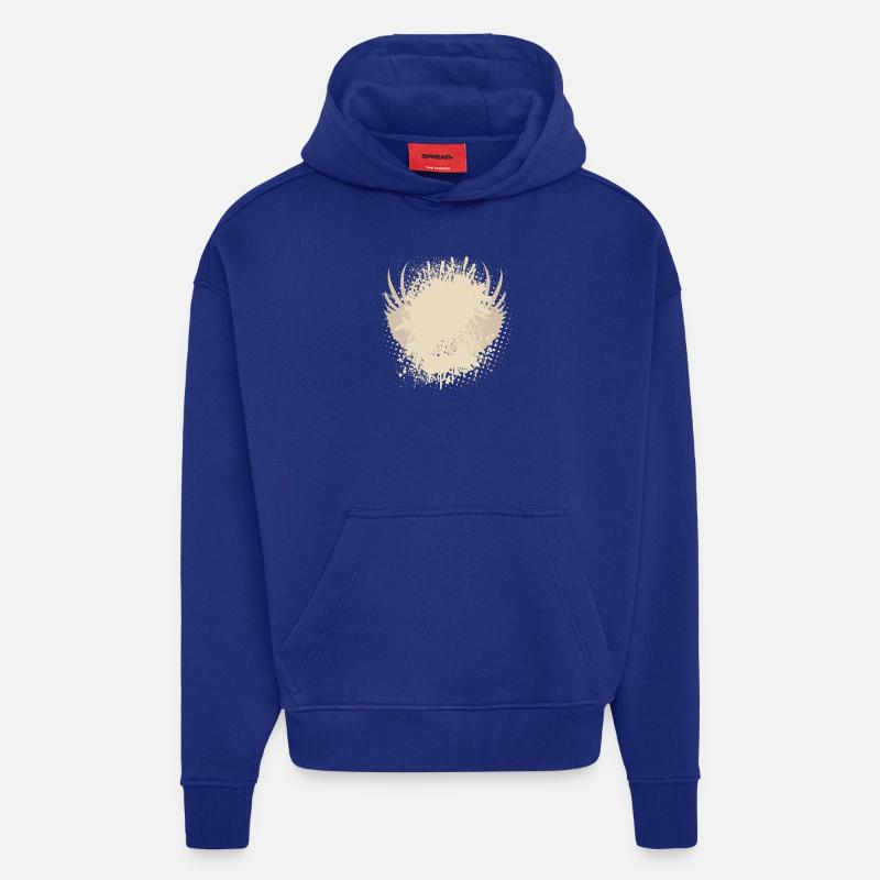 Vector background eu - Hoodie- made by SPREAD  - Iconic Blue