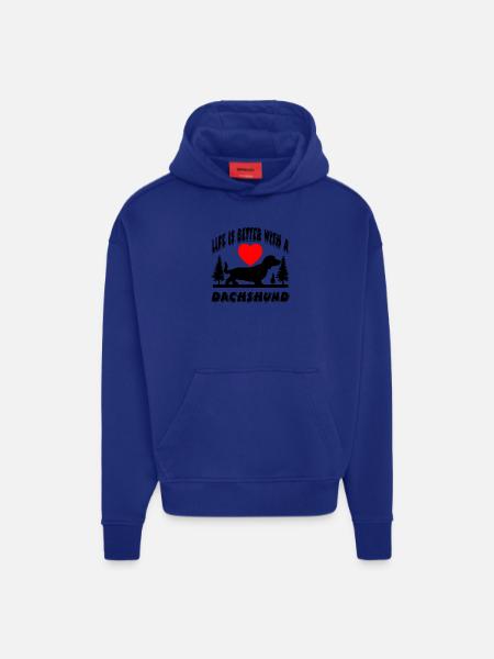 Dackel - Hoodie- made by SPREAD - Iconic Blue