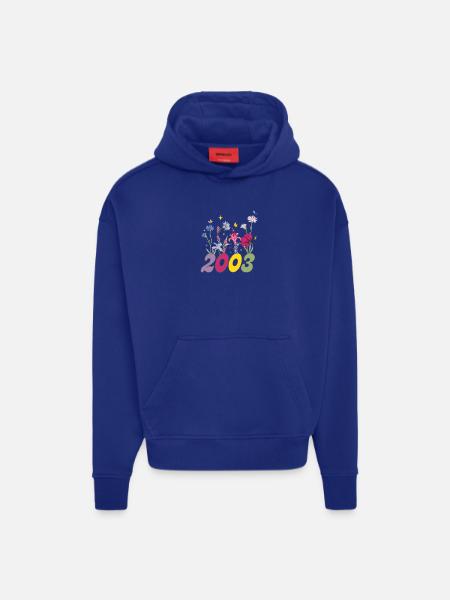Geburtsjahr 2003 Wildblumen - Hoodie- made by SPREAD - Iconic Blue