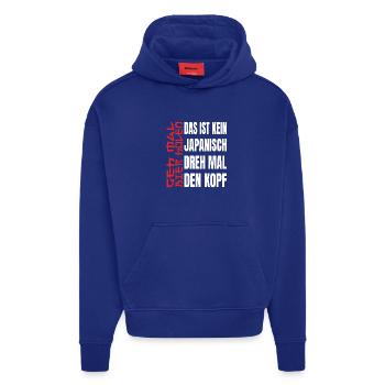 Geh Mal Bier Holen lustige Sprüche - Hoodie- made by SPREAD  - Iconic Blue - Vorne