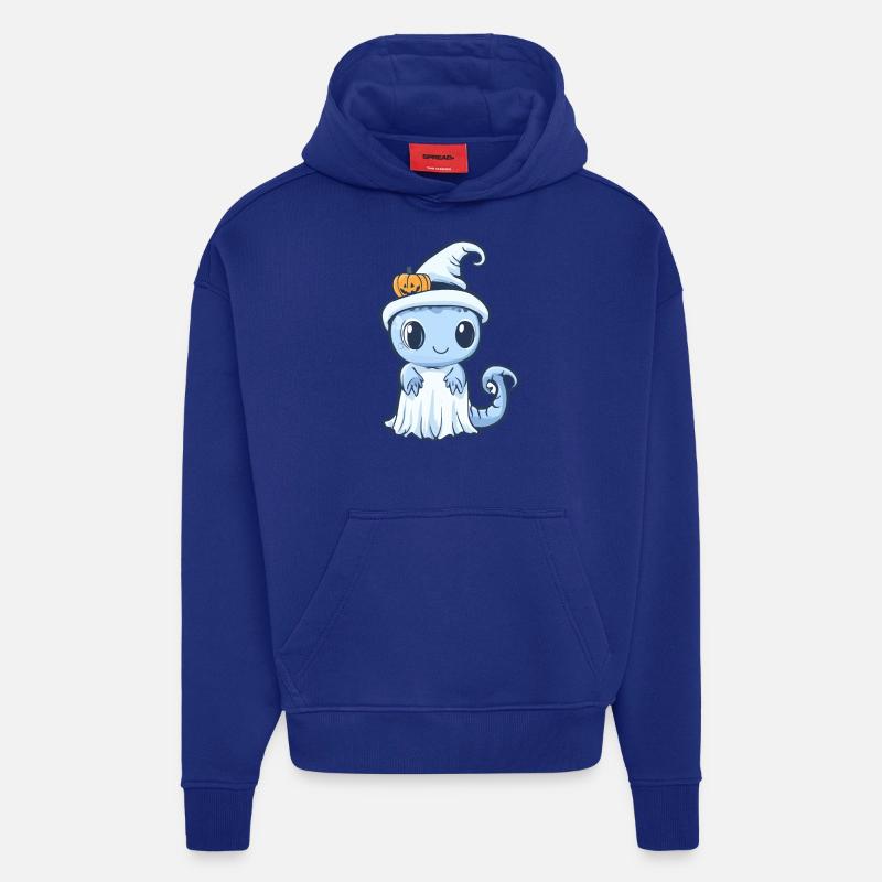 Echse Halloween Comic Geist - Hoodie- made by SPREAD  - Iconic Blue