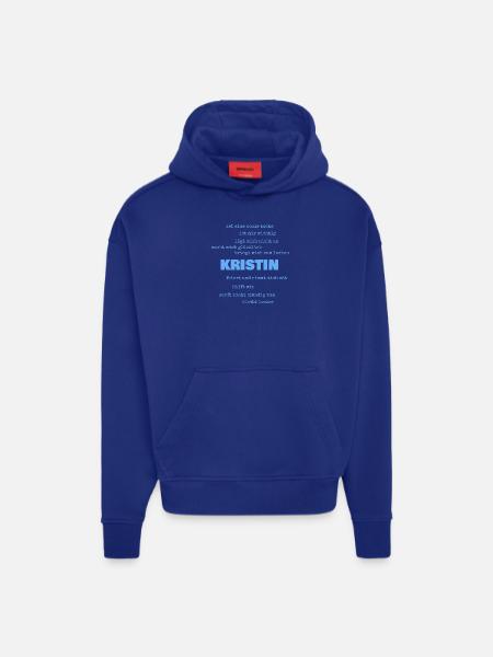Gift for Kristin - Hoodie- made by SPREAD  - Iconic Blue