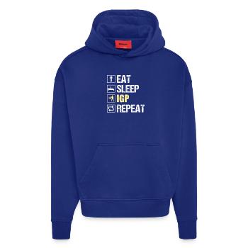 EAT SLEEP IGP REPEAT Hundesport Motiv - Hoodie- made by SPREAD  - Iconic Blue - Vorne