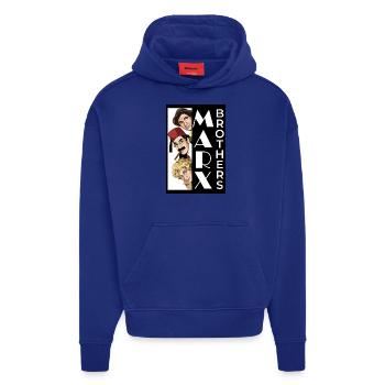 MARX BROTHERS Casablanca - Hoodie- made by SPREAD  - Iconic Blue - Vorne