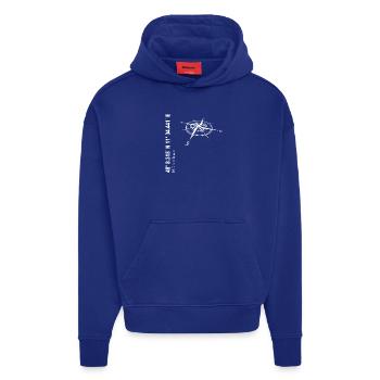 Koordinaten München - Hoodie- made by SPREAD  - Iconic Blue - Vorne