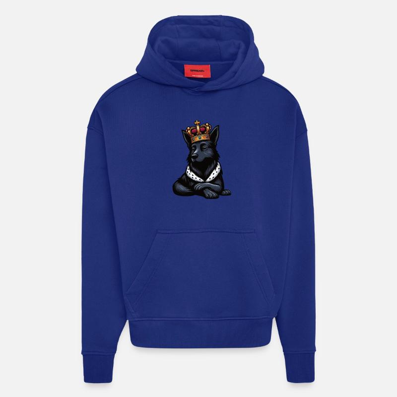 Black German Shepherd German Shepherd Owner - Hoodie- made by SPREAD  - Iconic Blue