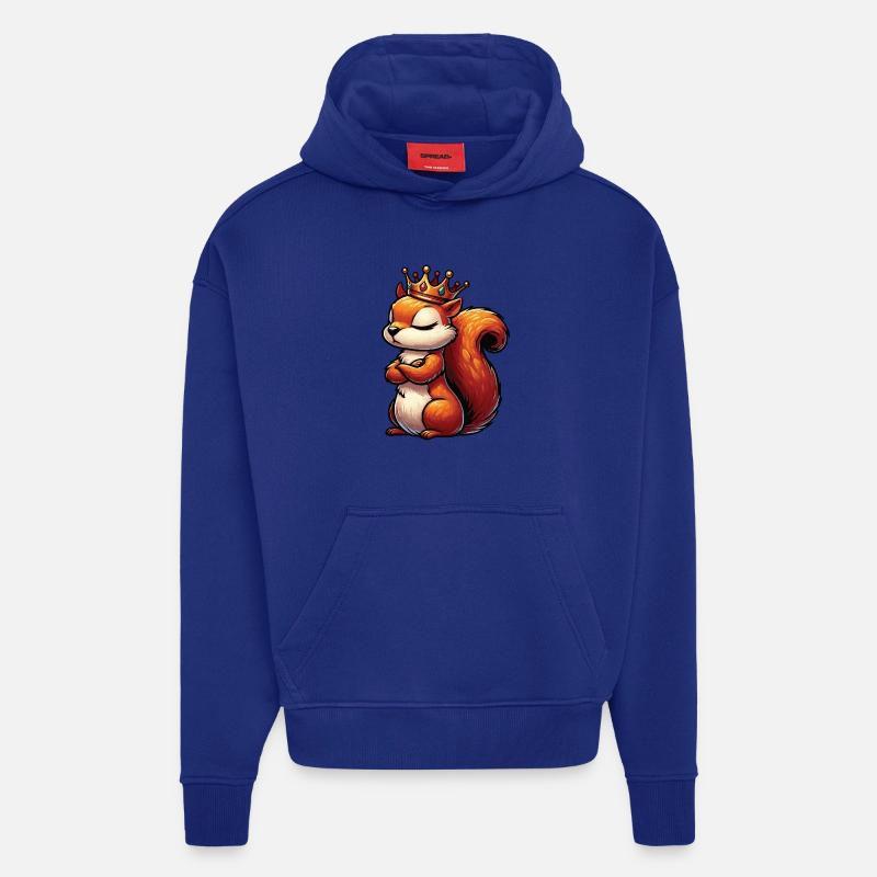 Eichhörnchen Eichhorn Eichhörnchenliebhaber Nager - Hoodie- made by SPREAD  - Iconic Blue