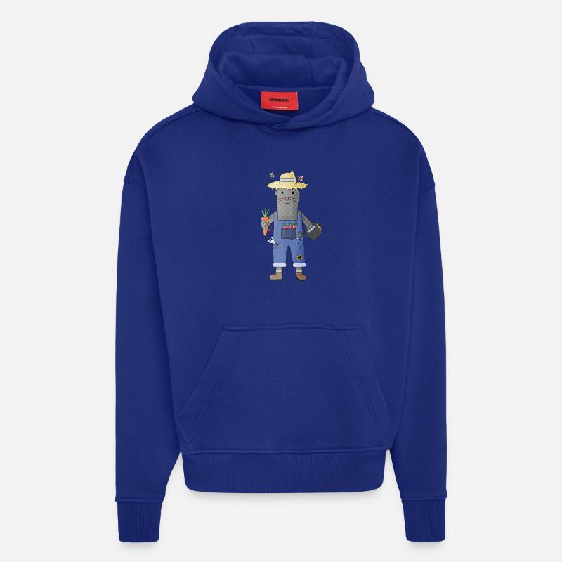 Master Mole Garden under control - Hoodie- made by SPREAD  - Iconic Blue