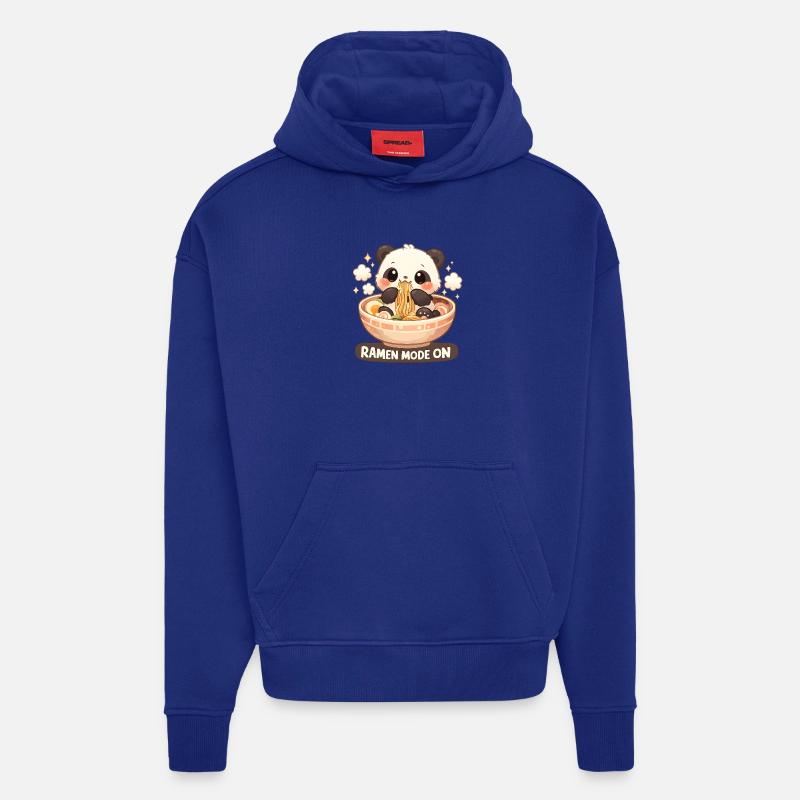 Ramen Panda Modus An - Hoodie- made by SPREAD - Iconic Blue