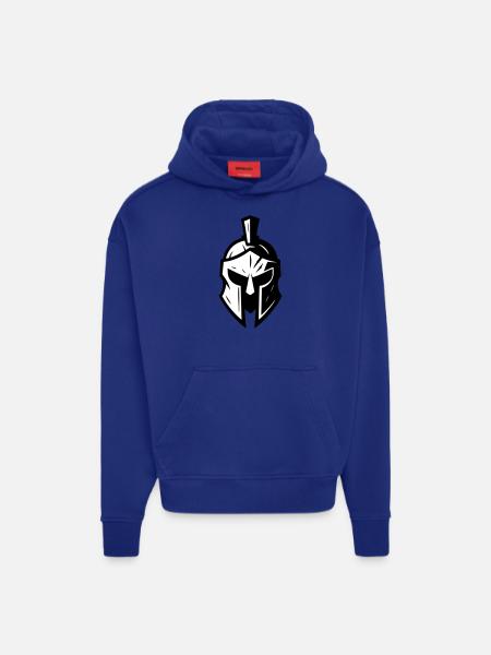 Spartan Gladiator Helmet Icon - Hoodie- made by SPREAD - Iconic Blue
