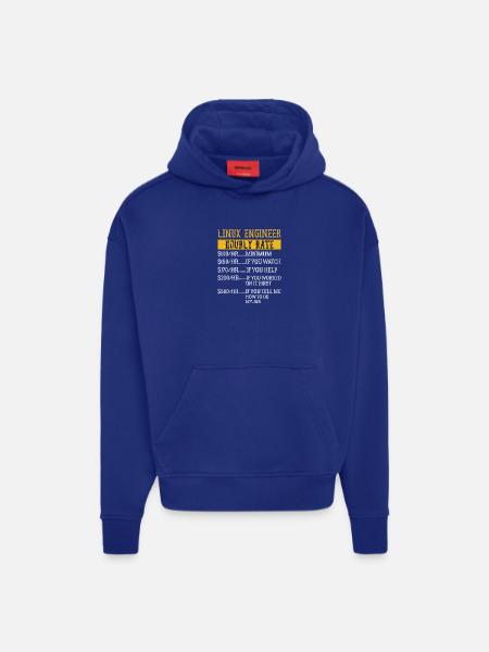 Linux Engineer Stundensatz Mechaniker Arbeitsrate - Hoodie- made by SPREAD - Iconic Blue
