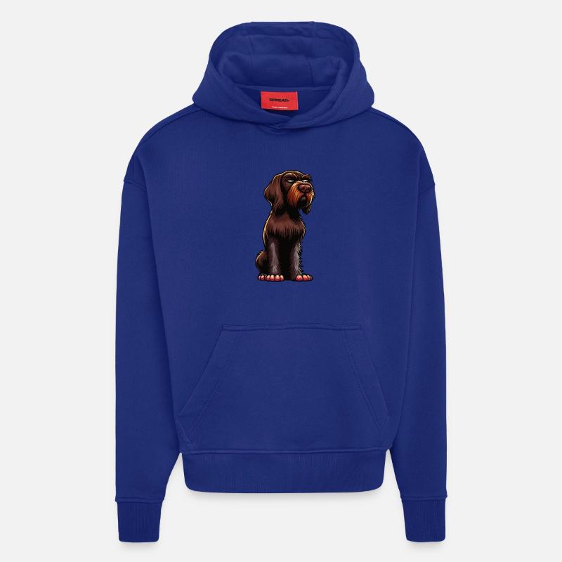 German Wirehaired German Wirehaired Owner - Hoodie- made by SPREAD  - Iconic Blue