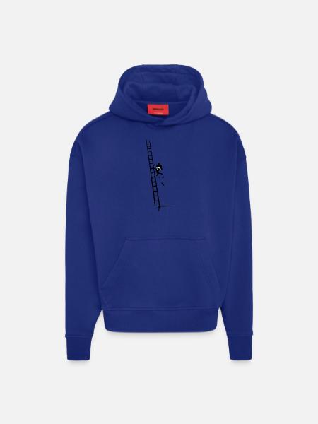 climb & fall - Hoodie- made by SPREAD - Iconic Blue