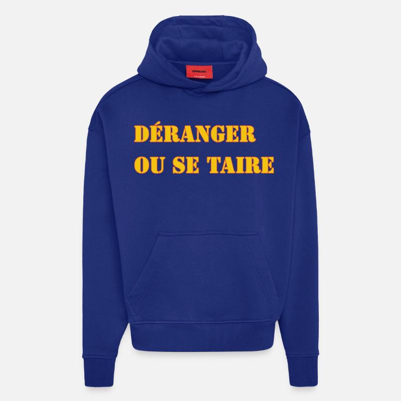 STÖREN ODER SCHWEIGEN. - Hoodie- made by SPREAD  - Iconic Blue