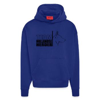 TEAM Hollandse Herder Hunde Hund Wilsigns - Hoodie- made by SPREAD  - Iconic Blue - Vorne