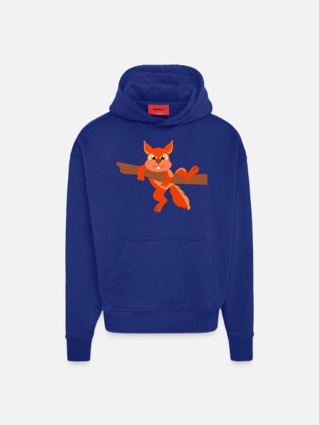 chipmunk - Hoodie- made by SPREAD  - Iconic Blue