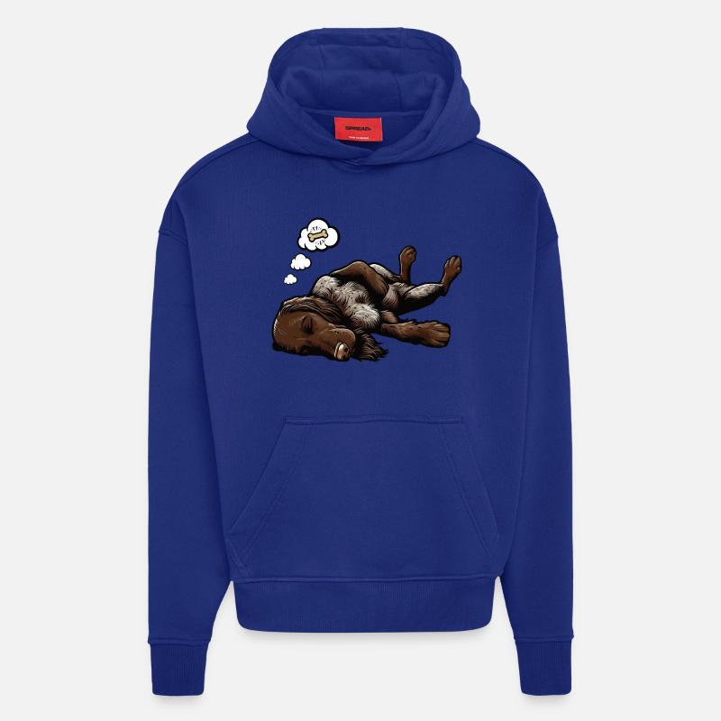 German Wirehaired German Wirehaired Owner - Hoodie- made by SPREAD  - Iconic Blue