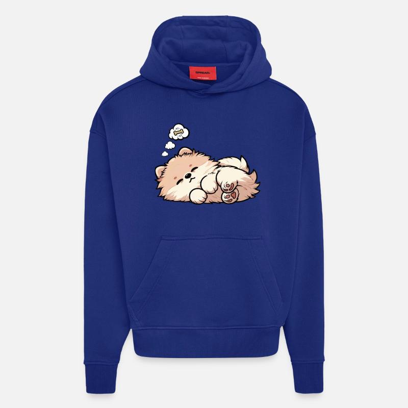 Zwergspitz Zwergspitze Spitzhund Zwergspitzhalter - Hoodie- made by SPREAD  - Iconic Blue