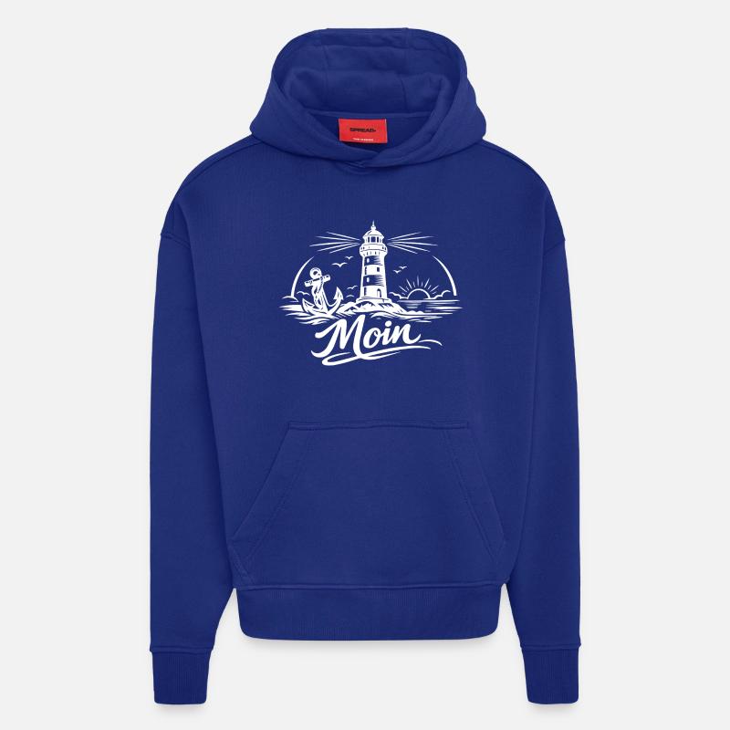 Moin - Hoodie- made by SPREAD - Iconic Blue