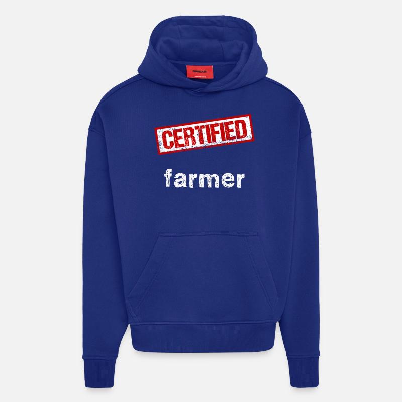 Bauer - Hoodie- made by SPREAD  - Iconic Blue