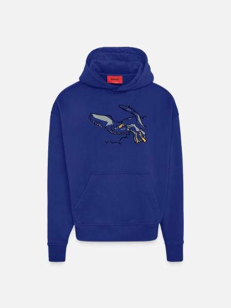 Seagull - Hoodie- made by SPREAD - Iconic Blue