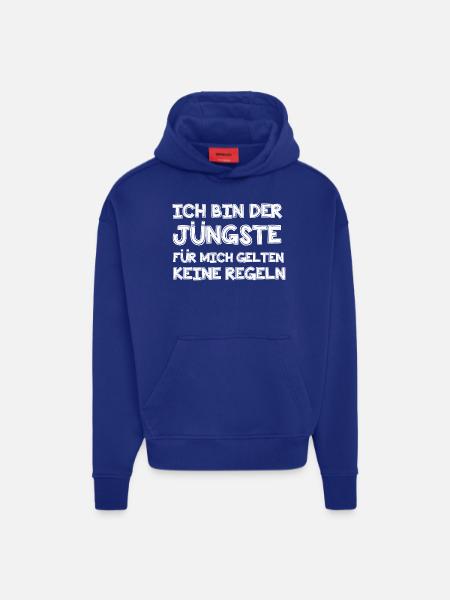 Ich bin der Jüngste - Hoodie- made by SPREAD - Iconic Blue