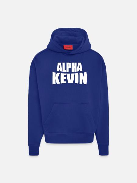 Alpha Kevin - Hoodie- made by SPREAD - Iconic Blue