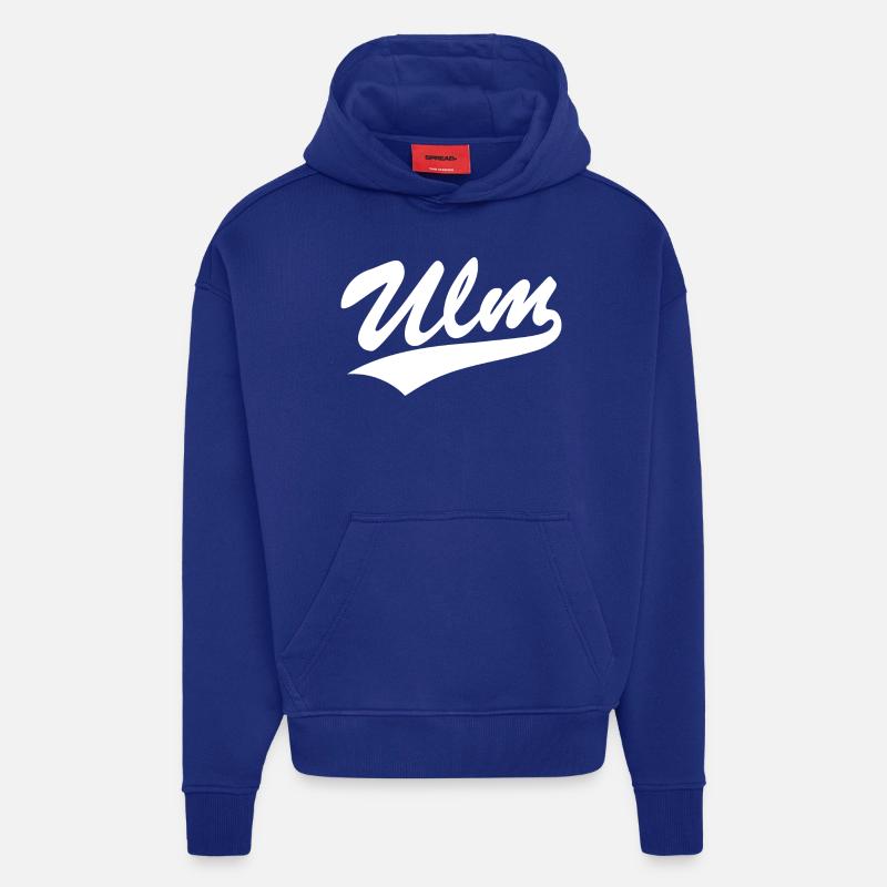 Ulm Baseball Style - Hoodie- made by SPREAD  - Iconic Blue