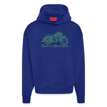 MZ ES 250 Trophy - Hoodie- made by SPREAD  - Iconic Blue - Vorne