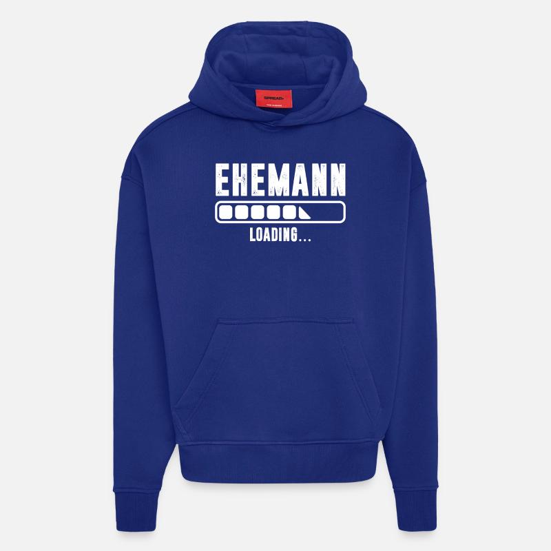 EHEMANN - Hoodie- made by SPREAD  - Iconic Blue