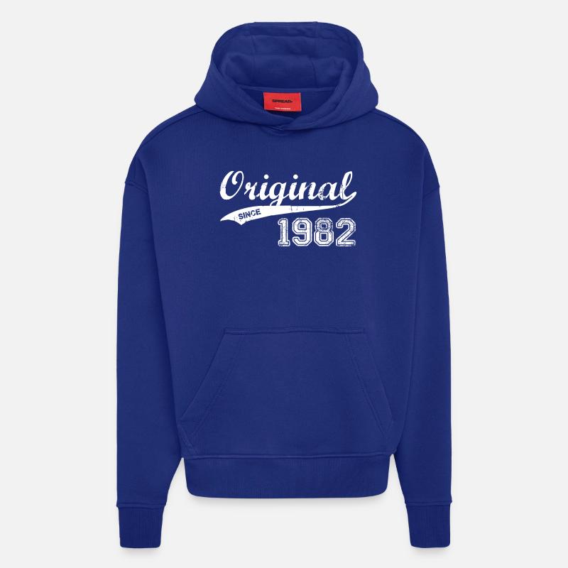 1982 - Hoodie- made by SPREAD  - Iconic Blue