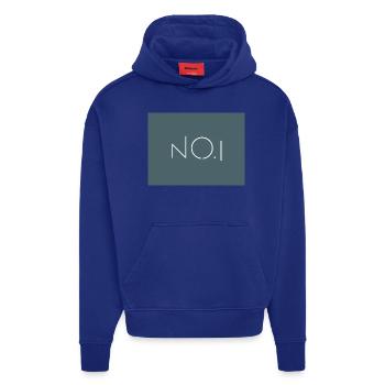 Nummer 1 - Hoodie- made by SPREAD  - Iconic Blue - Vorne