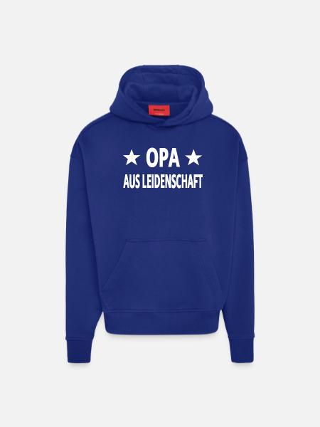 Opa - Hoodie- made by SPREAD - Iconic Blue