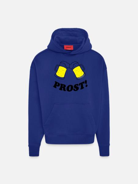 bier_prost - Hoodie- made by SPREAD  - Iconic Blue