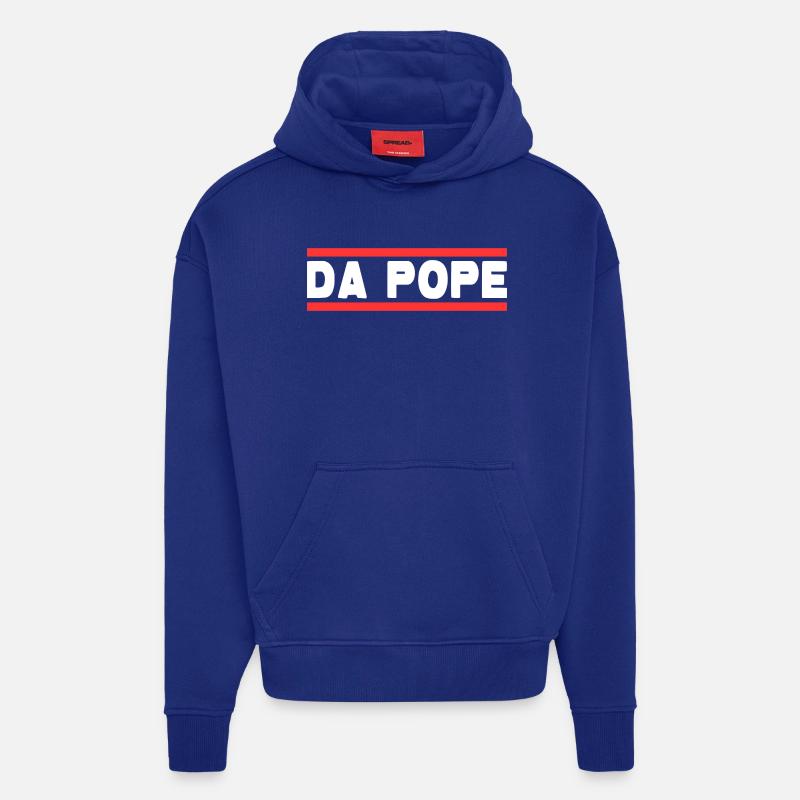 Da pape - Sweat à capuche bio épais oversize fabriqué en UE - Iconic Blue