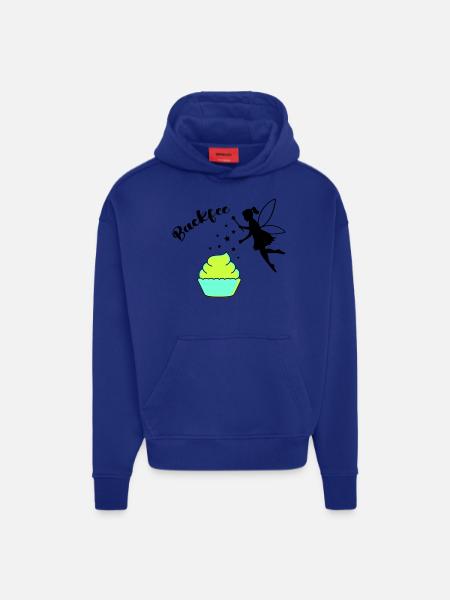 backfee - Hoodie- made by SPREAD  - Iconic Blue