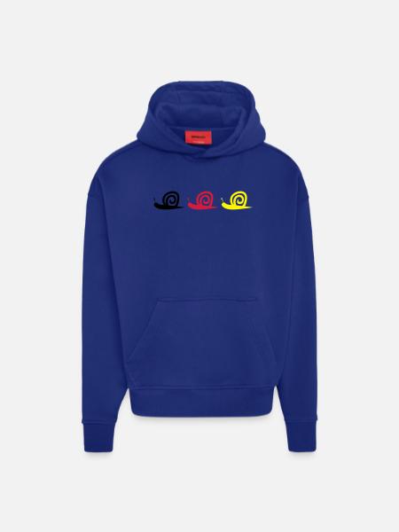 Snail - Hoodie- made by SPREAD - Iconic Blue