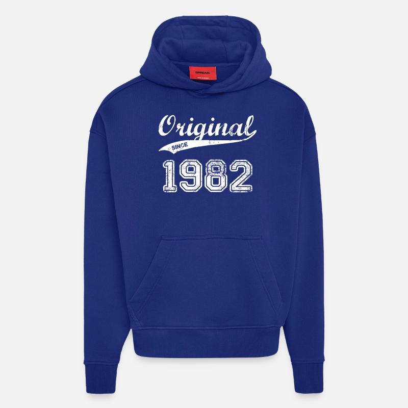 1982 - Hoodie- made by SPREAD  - Iconic Blue