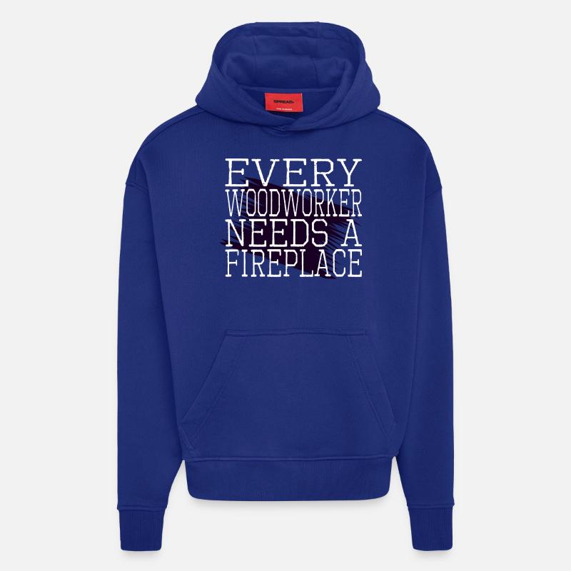 Axes Funny Carpenter Cabinetmaker Lumber - Hoodie- made by SPREAD  - Iconic Blue