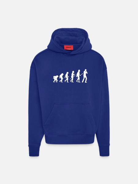 Harmonika Evolution Mundharmonika - Hoodie- made by SPREAD  - Iconic Blue